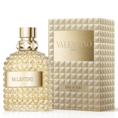 Valentino Uomo Born In Roma The Gold 3.4oz Eau De Toilette Men