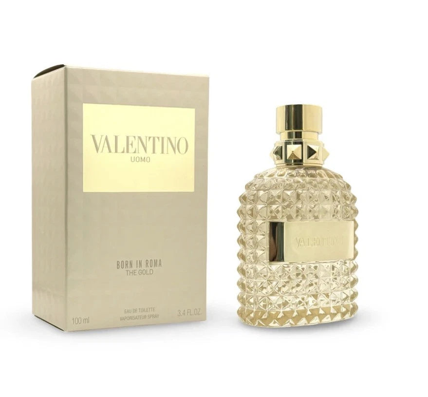Valentino Uomo Born In Roma The Gold 3.4oz Eau De Toilette Men