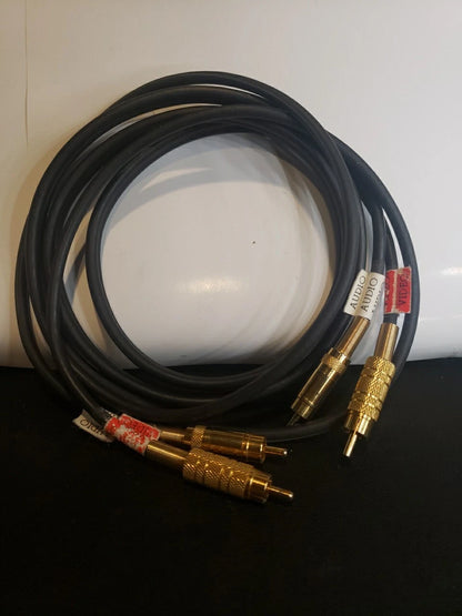 RCA Monster Cables Gold Plated Audio or Video 1 To 2 Split Male Ends 5 Ft